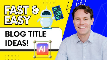How to use ChatGPT for Blog Title Ideas - FAST & EASY!