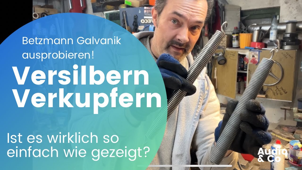 Betzmann Galvanik meine Erfahrung. Ist es wirklich so einfach? Verkupfern und Versilbern.