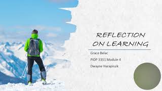 Famous PIDP 3351 Module 4 Reflection on Learning Profile