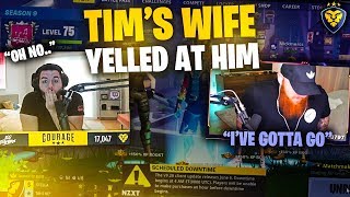 TIM’S WIFE YELLED AT HIM! HE SHUT HIS STREAM OFF! (Fortnite: Battle Royale)