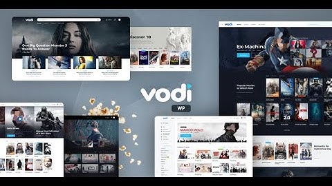 Vodi – Video WordPress Theme for Movies, TV Shows, Videos, Streaming, Reviews  Entertainment Website