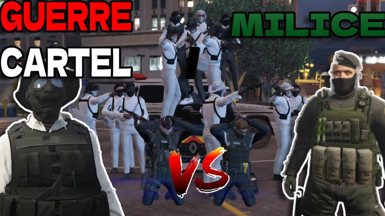 GUERRE CARTEL ET MILICE A PARIS||GTA RP||PARIS||