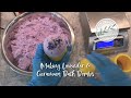 Making lavender  geranium bath bombs with recipe  findlay creek soap company