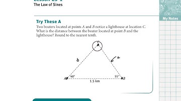 Lesson 23-1 The Law of Sines