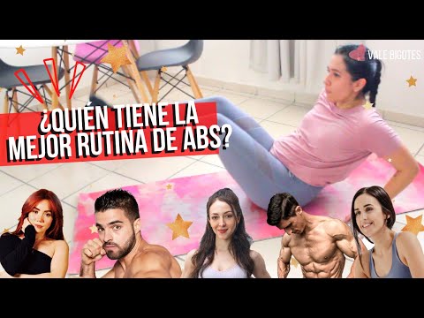 ¿QUIÉN TIENE LA MEJOR RUTINA DE ABS EN YOUTUBE? (EN ESPAÑOL) | Vale Bigotes