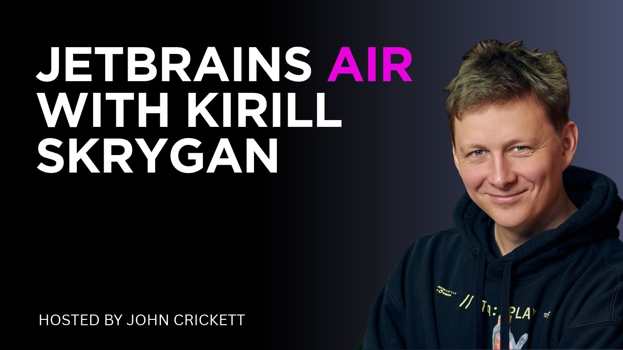 Interviewing Kirill Skrygan at the JetBrains Air launch event. Explaining the Air Platform.