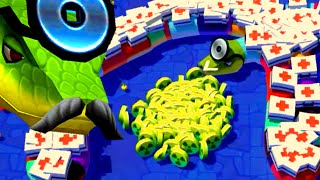 AKU M3MBUNUH 2 RAJA !! Doctor Snek King - Snake Rivals screenshot 2