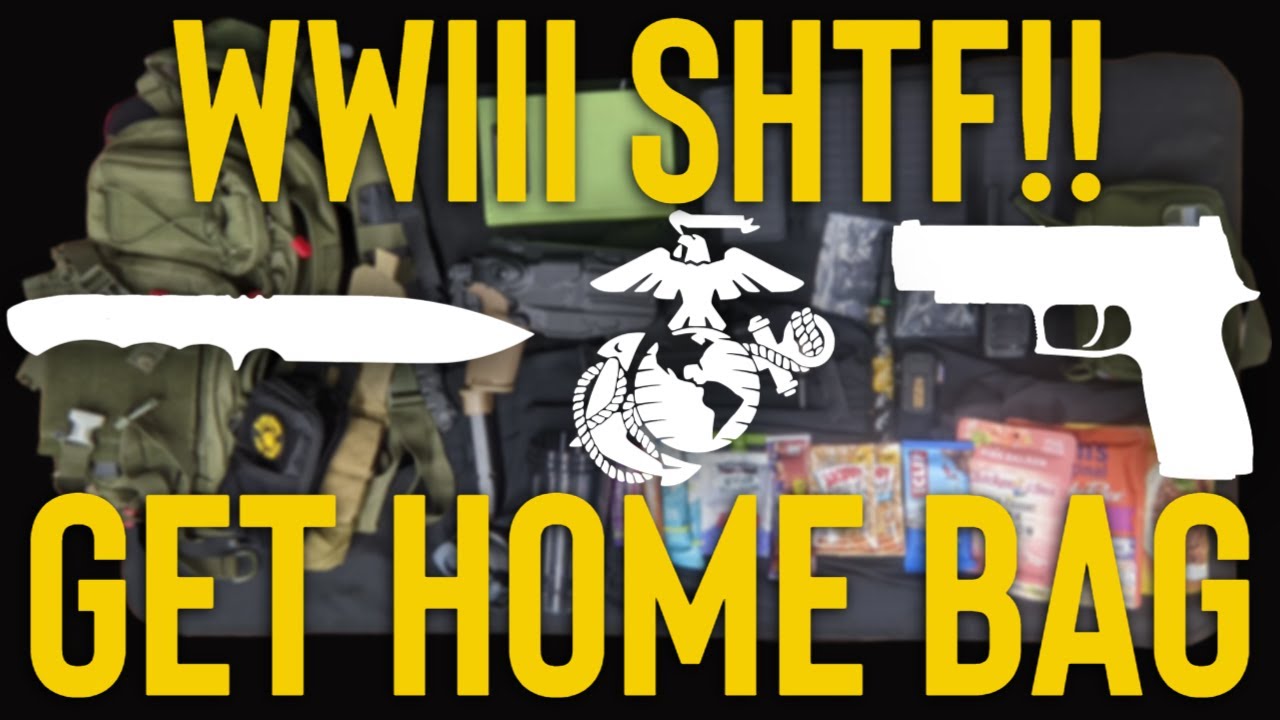 SHTF Get Home Bag. Be Prepared. Essential Survival Gear for Emergency  Preparedness to Keep you Alive 