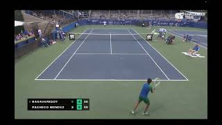 Nishesh Basavareddy 🇺🇸 wins the battle of 20-yr old ATP Next-Gens!