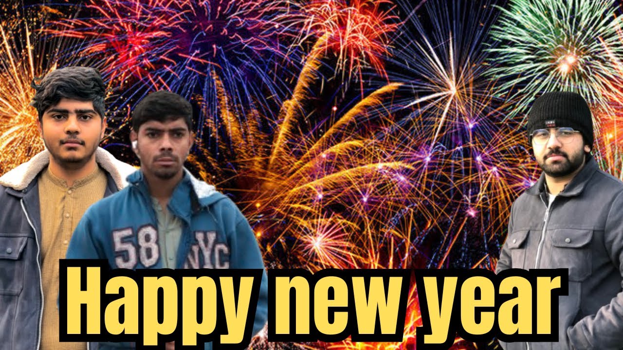 Fire works at new year night😎✌️