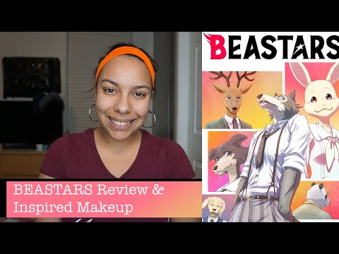 BEASTARS Anime Review and Inspired Makeup (sorta closet cosplay)