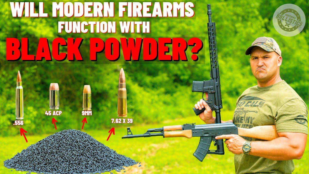 Will Modern Firearms Function With Black Powder? (AR-15, AK-47, Glock 17 & More!!!)
