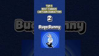 Top 3 Most Famous Cartoon Characters #fyp