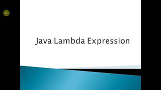 What is Lambda Expression in Java 8