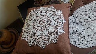 Napperon en crochet -لمحبين هذه الأشغال اليدوية جبتلكم الكروشي وأنواعه افكار وتدبير منزلية اتنسات