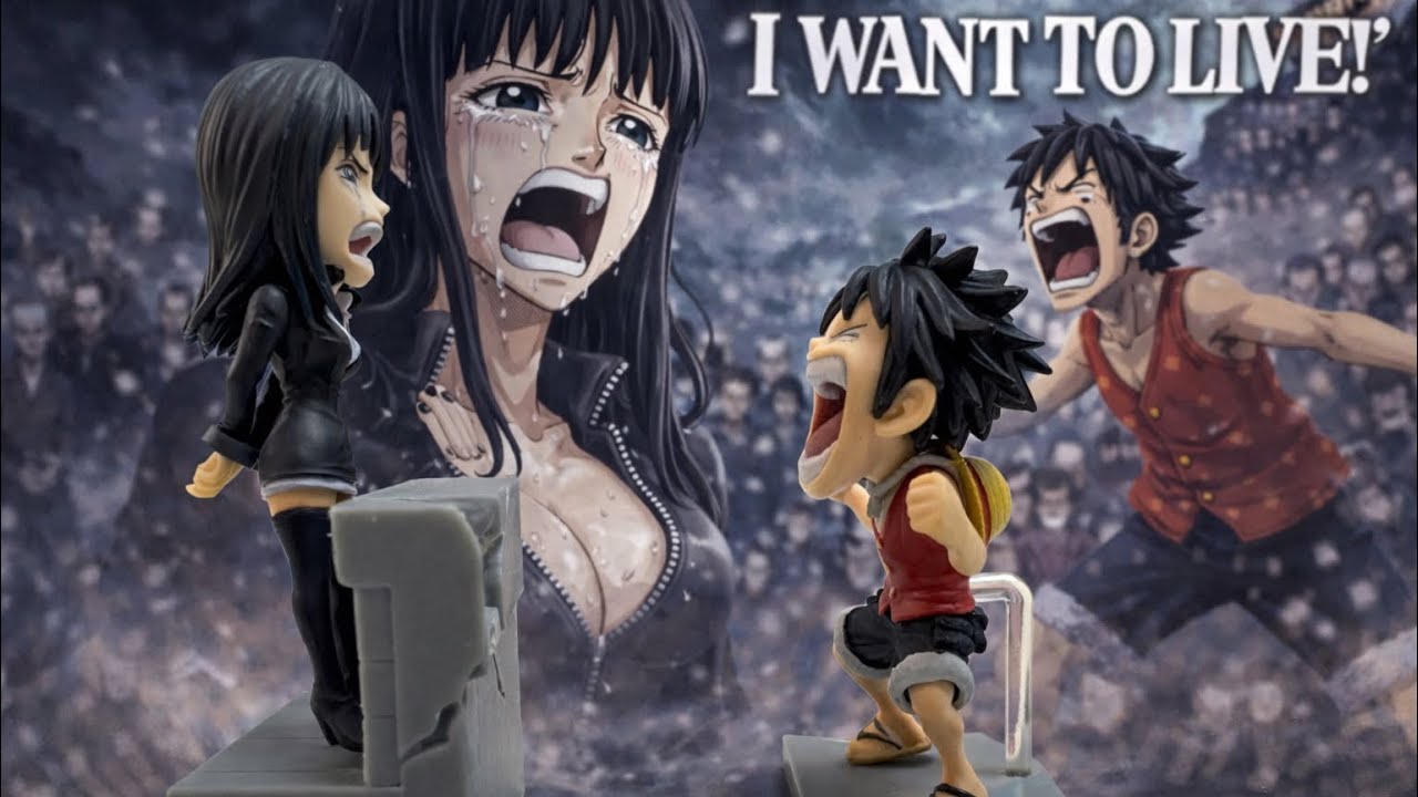 One Piece Monkey D. Luffy & Robin Log Stories WCF (Unboxing)