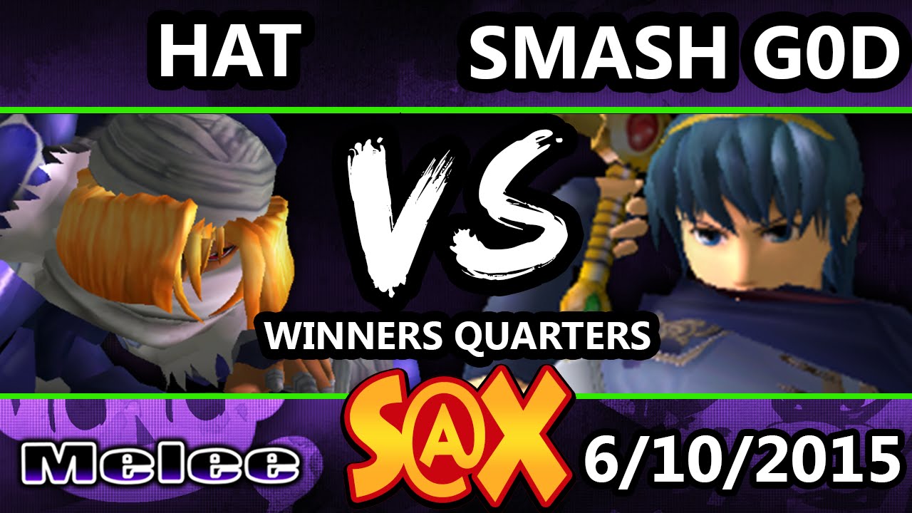 S@X 101 - Hat (Sheik) Vs. Smash God (Marth) SSBM Winners Quarters - Smash Melee