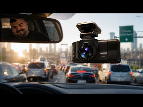 3 Kameralı 4K Araç Kamerası - Everest CAR25 İncelemesi - Dashcam Testi