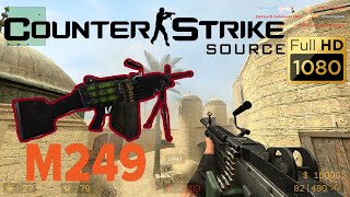 Counter-Strike: Source (2022) - de_dust2_unlimited - M249 Gameplay (PC HD) [1080p60FPS]