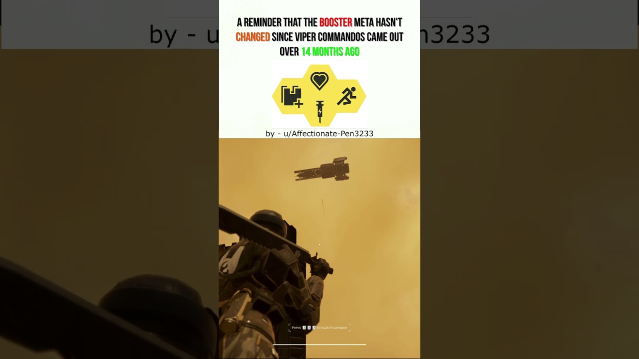 The Strongest Set of Boosters in Helldivers 2