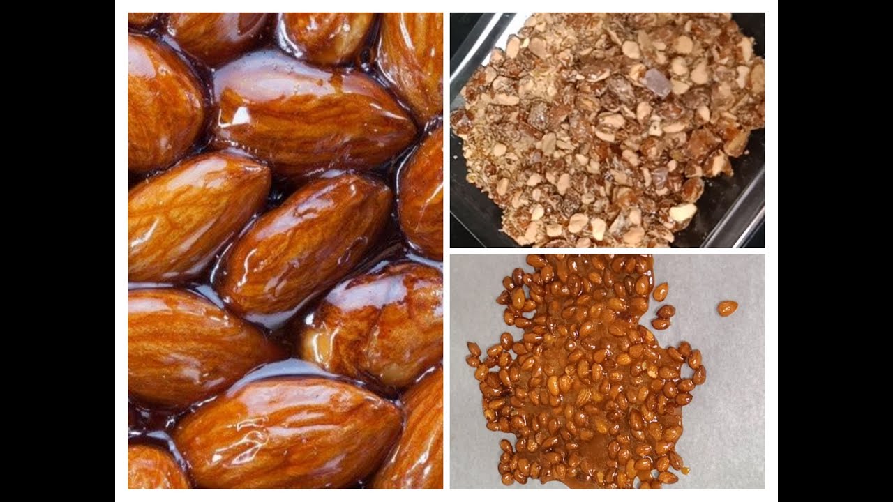 دورة مجانية في الكيك ديزاين :تحظير الطبقة المقرمشة باللوز كراميليزي  amande caramélisé