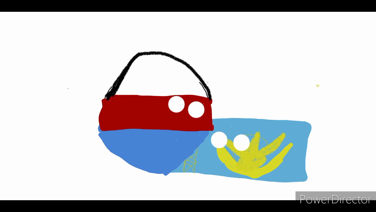 Как рисовать кантриболз в paint