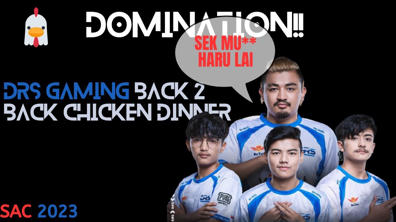 Drs gaming nepal back to back chicken🐔dinner|pmpl sac 2023|pmpl sac watch party.killeryt.delta.rulz