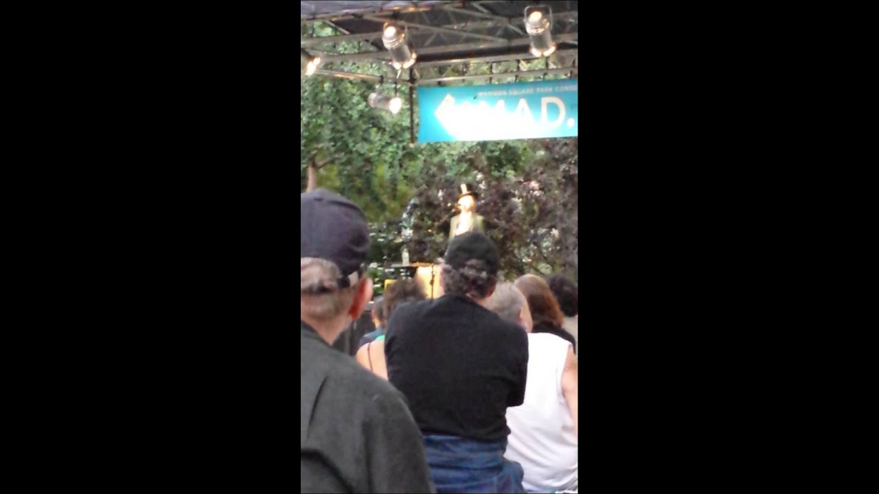 Suzanne Vega Tom's Diner Madison Sq Park 6.19.2013