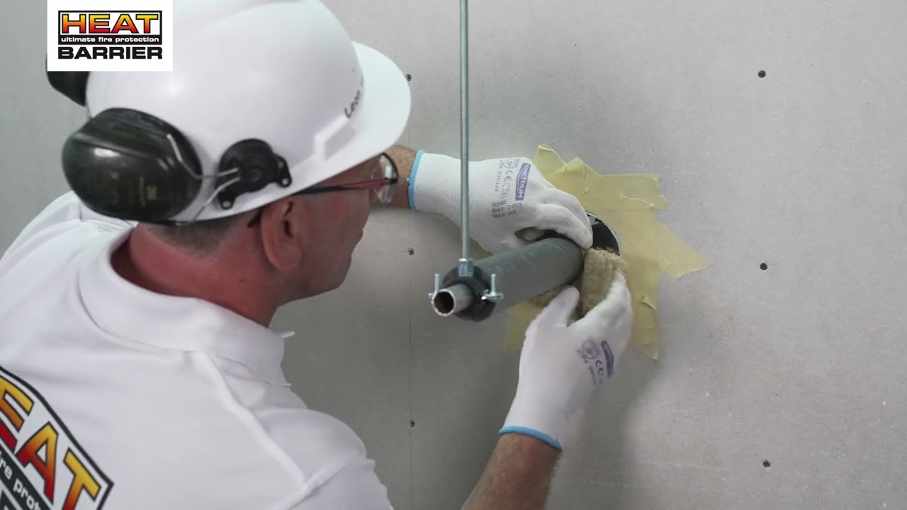 Heat Barrier, de specialist in brandwerend afdichten. Bijvoorbeeld van doorvoeringen.