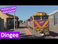 Vline passenger trains at dingee victorias least used train station  victorian transport