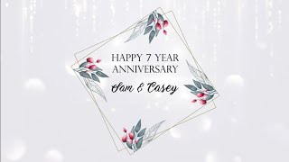 Sam Tsui and Casey Breves - Happy 7th Year Wedding Anniversary!!!