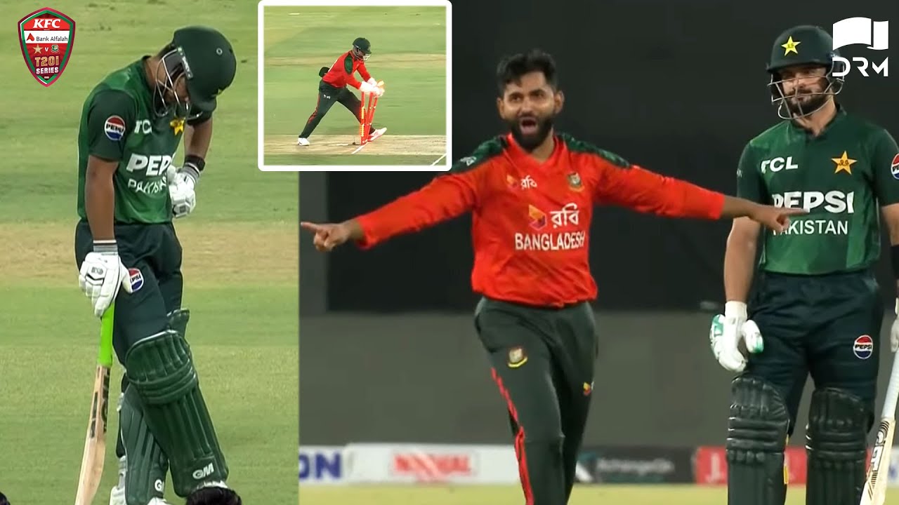 Unfortunate Run-Out of Saim Ayub 😮| Pakistan vs Bangladesh | 2nd T20I, 2025 | PCB | M3P1K