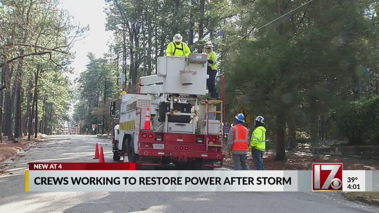 Thousands still without power in Moore County more than 24 hours after winter storms