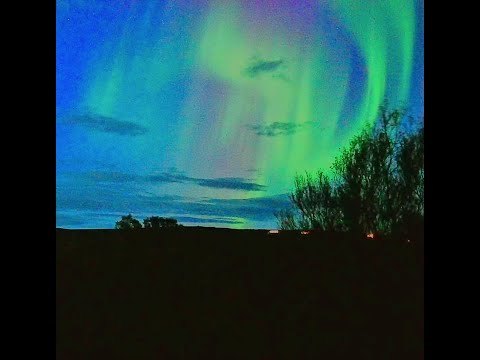 Aðaldalshraun Aurora & Heath Sky