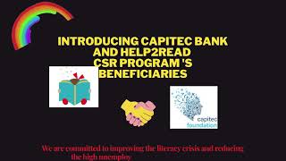 Capitec Foundation and Help2Read CSI beneficiaries