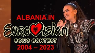 Albania 🇦🇱 in Eurovision Song Contest (2004-2023)
