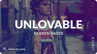 Watch Darren Hayes Unlovable video