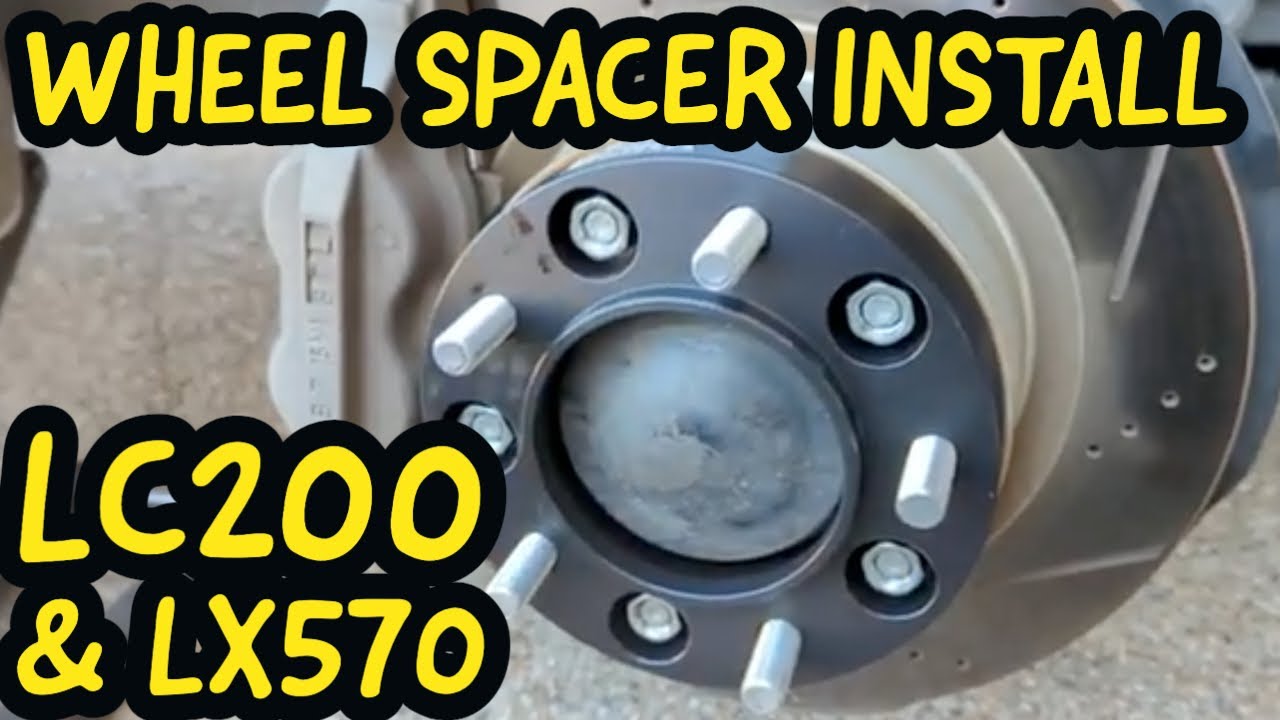 Land Cruiser / LX570 Wheel Spacers - Custom Bora Motorsport Tech CNC