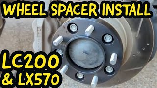 Land Cruiser / LX570 Wheel Spacers - Custom Bora Motorsport Tech CNC Aluminum Wheel Spacers