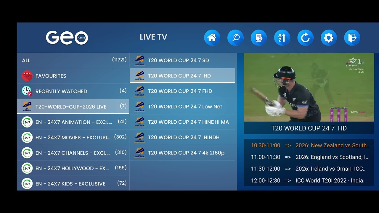 Geo IPTV For cricket Lover's 