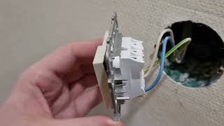 Умный выключатель Aqara Smart Wall Switch H1 EU No Neutral Без Нейтрали Монтаж в круглый подрозетник