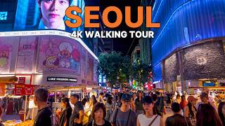 [South Korea] Seoul Myeongdong 4K Walking Tour | Night Walk Through Seoul’s Must-Visit Travel Spot