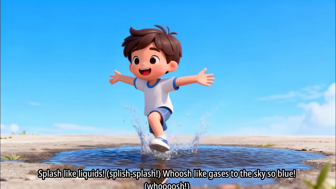 🧪🎶 Solids, Liquids, and Gases | Christian Learning Song for Kids 🎶🧪