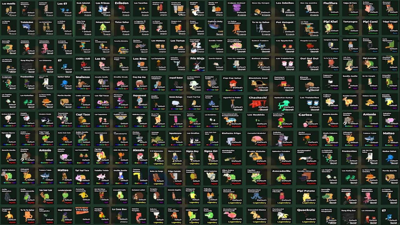 Collected all kinds of secret brain mold 