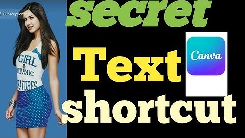 7 GENIUS Shortcuts | TEXT EDITING in Canva | Shorts