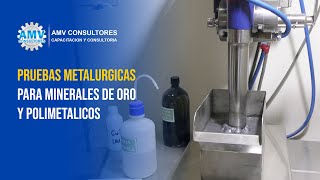 Pruebas Metalúrgicas para Minerales de Oro y Polimetálicos