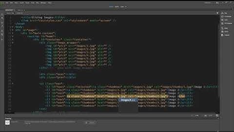 Web Design: Purdue CGT 353 Image Slider HTML & CSS Part