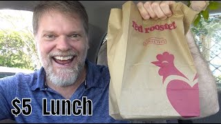 Let's Check out The Red Rooster $5 QUARTER CHICKEN LUNCH!