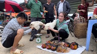 Sell ​​all the wild chickens at the market and build a bathroom, Vàng Hoa