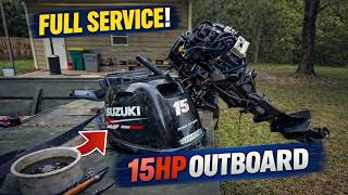 Suzuki 15hp outboard full service